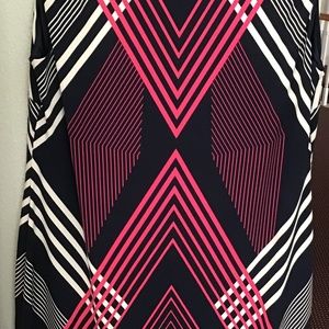 JM Collection Dresses - Jm Collection Chain-Link-Trim Shift Dress, Size L JM Collection Dresses - Jm Collection Chain-Link-Trim Shift Dress, Size L